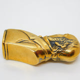 Victorian Brass Novelty Vesta Case PM William Gladstone Antique c1860