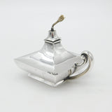 Sterling Silver Lamp Form Table Lighter Antique 1919 Birmingham Art Deco
