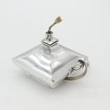 Sterling Silver Lamp Form Table Lighter Antique 1919 Birmingham Art Deco