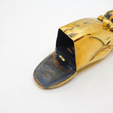 Victorian Brass Novelty Vesta Case PM William Gladstone Antique c1860
