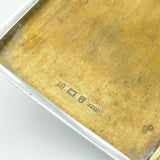 Sterling Silver Guilloche Enamel Venice Scene Cigarette Case 1931 Antique Deco