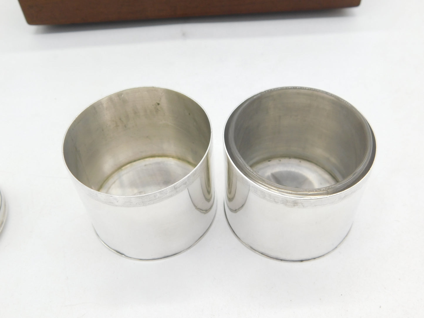 Boxed George III Sterling Silver Gents Four-Part Vanity Set Antique 1798 London