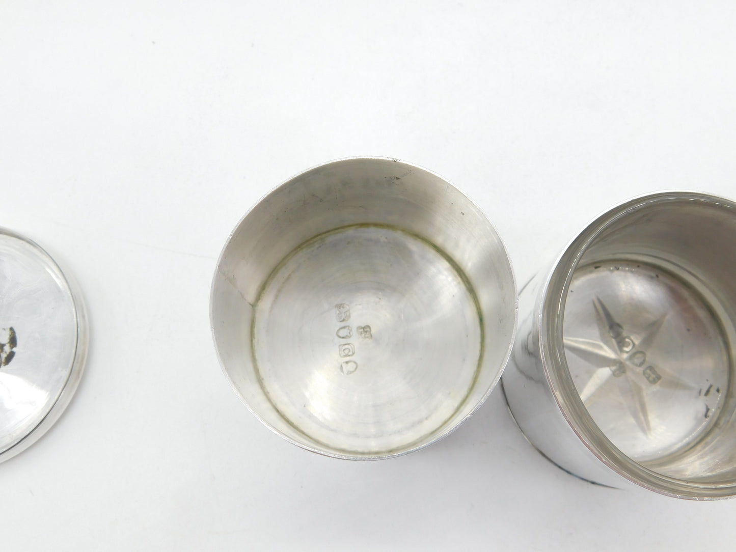 Boxed George III Sterling Silver Gents Four-Part Vanity Set Antique 1798 London