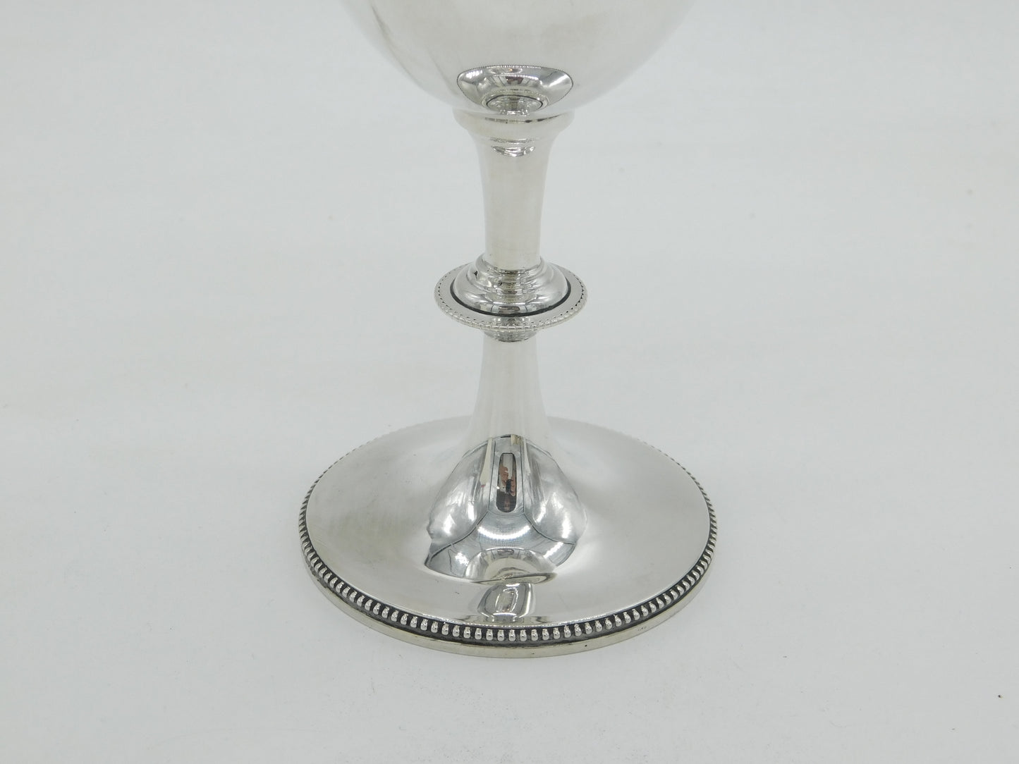 Victorian Sterling Silver Goblet Cup of Military Interest Antique 1901 London