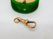 Victorian 9ct Rose Gold Watch Chain Dog Clip Clasp Findings Antique c1900
