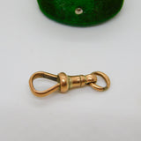 Victorian 9ct Rose Gold Watch Chain Dog Clip Clasp Findings Antique c1900