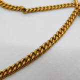Victorian 9ct Rose Gold Graduating Double Albert Watch Chain Antique c1890