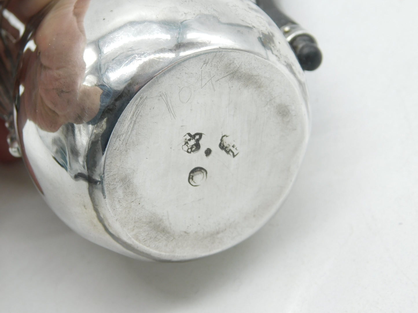 19th Century French Sterling Silver Miniature Chocolate Pot Antique c1810 Paris