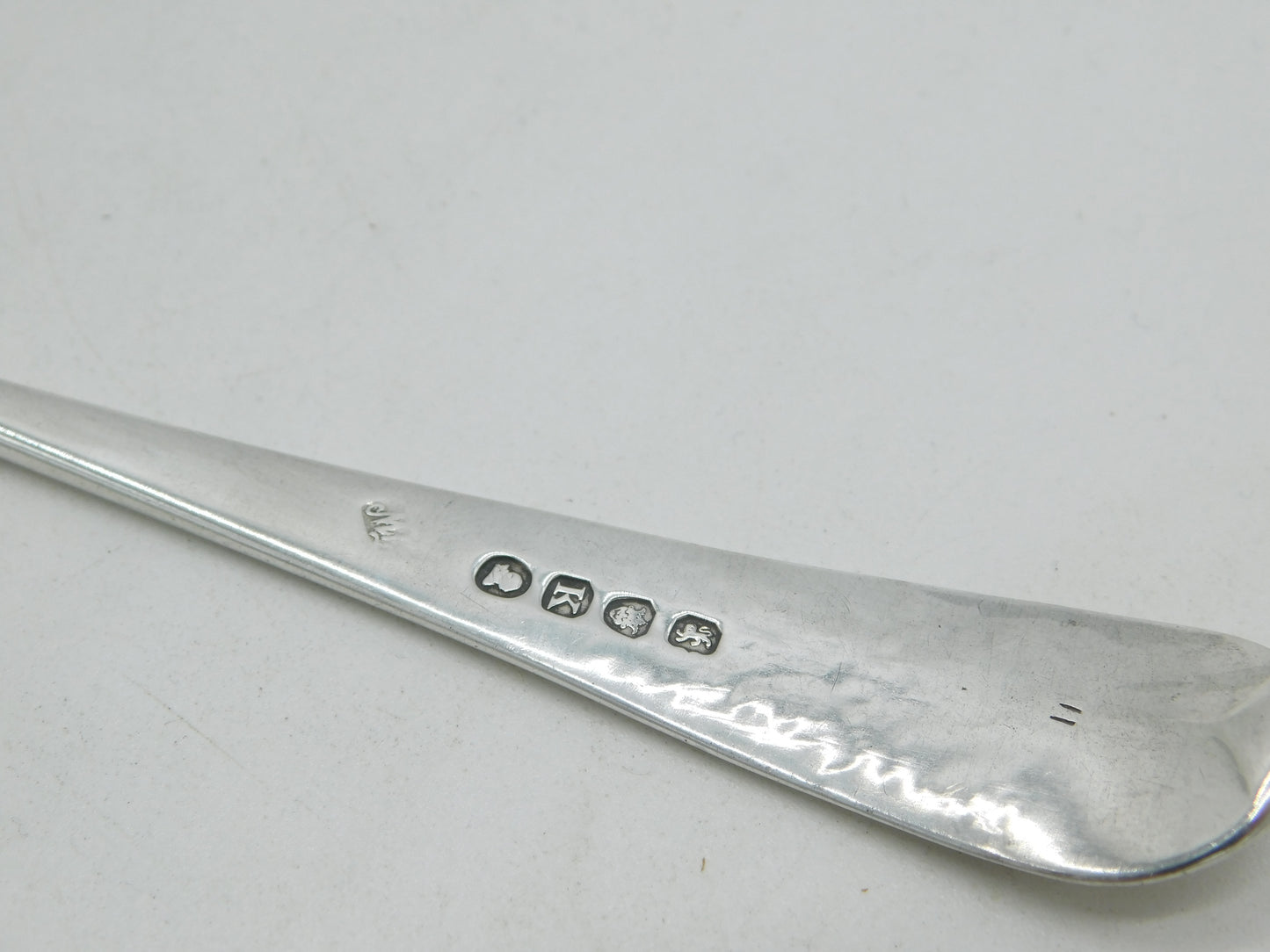 George III Sterling Silver Berry Pattern Serving Spoon Antique 1805 London