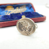 Georgian Sterling Silver Roman Senator Crest Fob Wax Seal Antique c1780