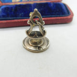Georgian Sterling Silver Roman Senator Crest Fob Wax Seal Antique c1780
