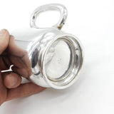Sterling Silver Half Pint Christening Mug Antique 1937 Birmingham Antique