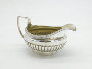 George III Sterling Silver Crested Cream Jug Antique 1811 London Abraham Peterson