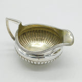 George III Sterling Silver Crested Cream Jug Antique 1811 London Abraham Peterson