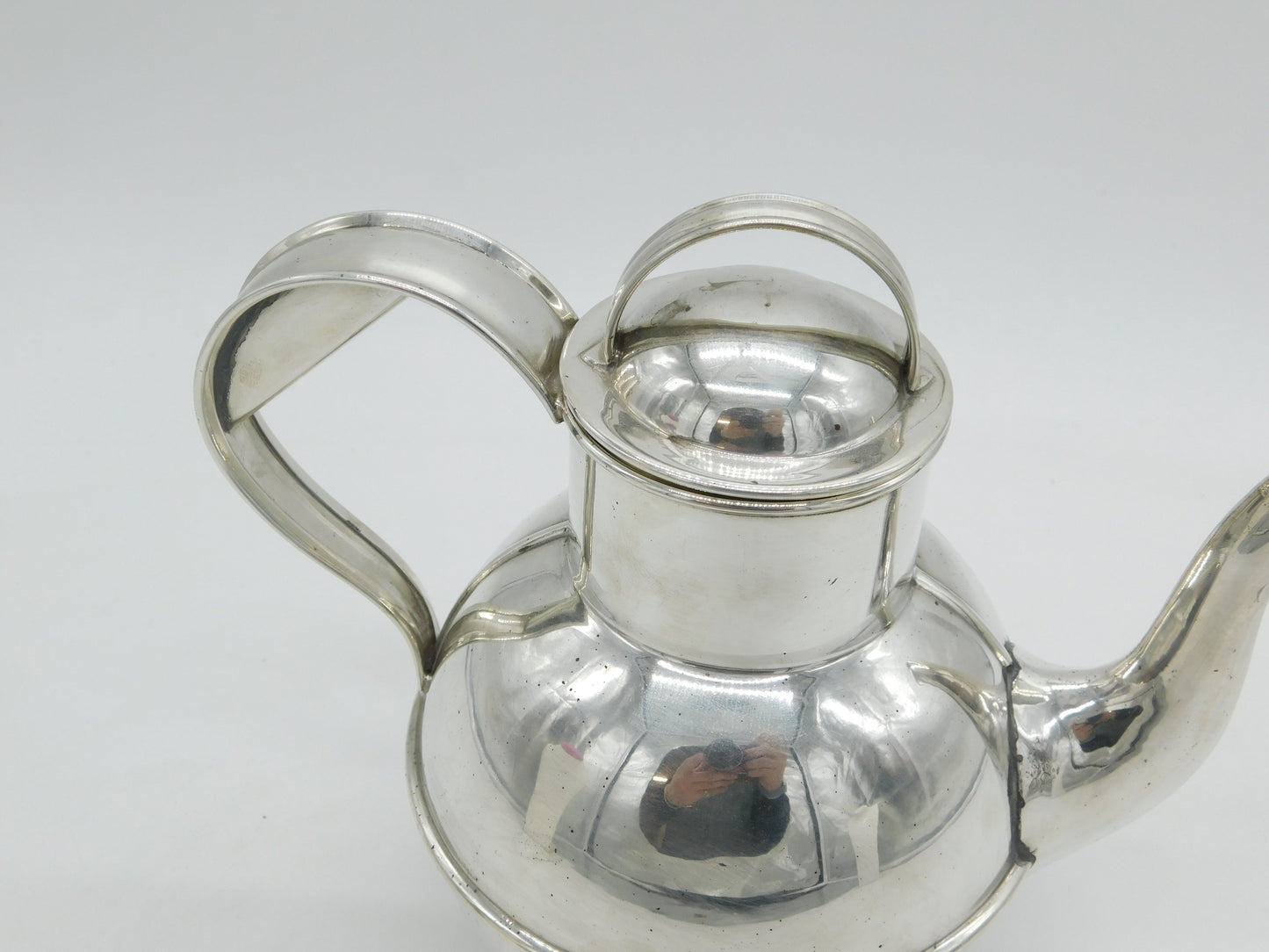 Victorian Silver Plated Novelty Guernsey Can Two Pint Teapot Antique c1890