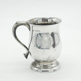 Sterling Silver Christening Mug Tankard Vintage 1953 Birmingham
