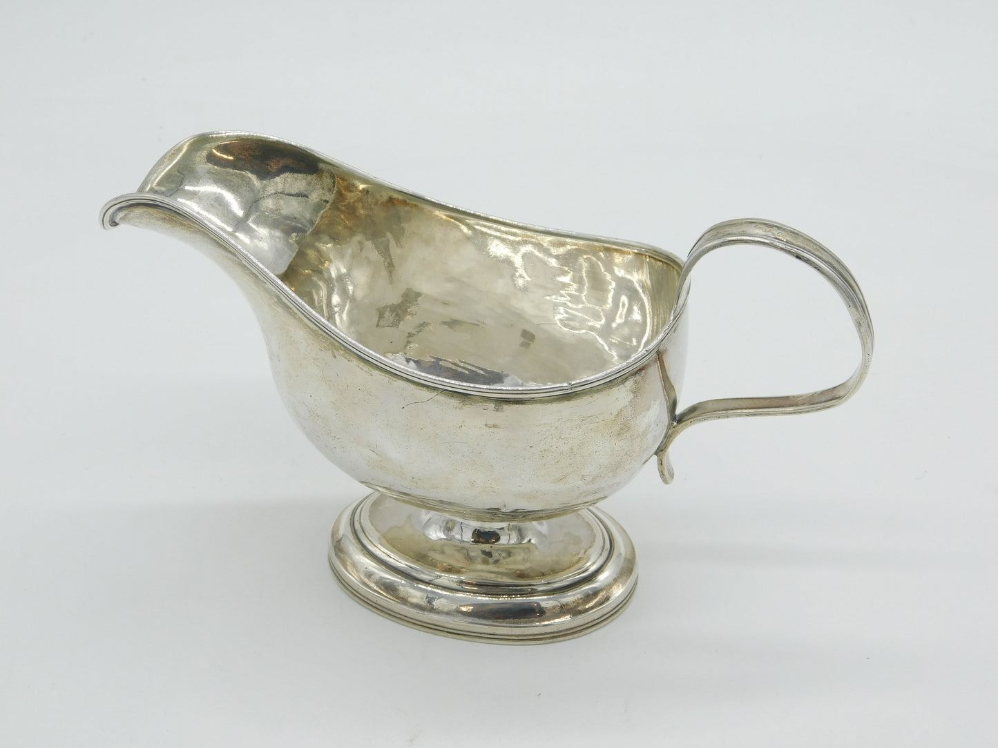 George III Sterling Silver Pedestal Cream Jug Antique 1816 Sheffield