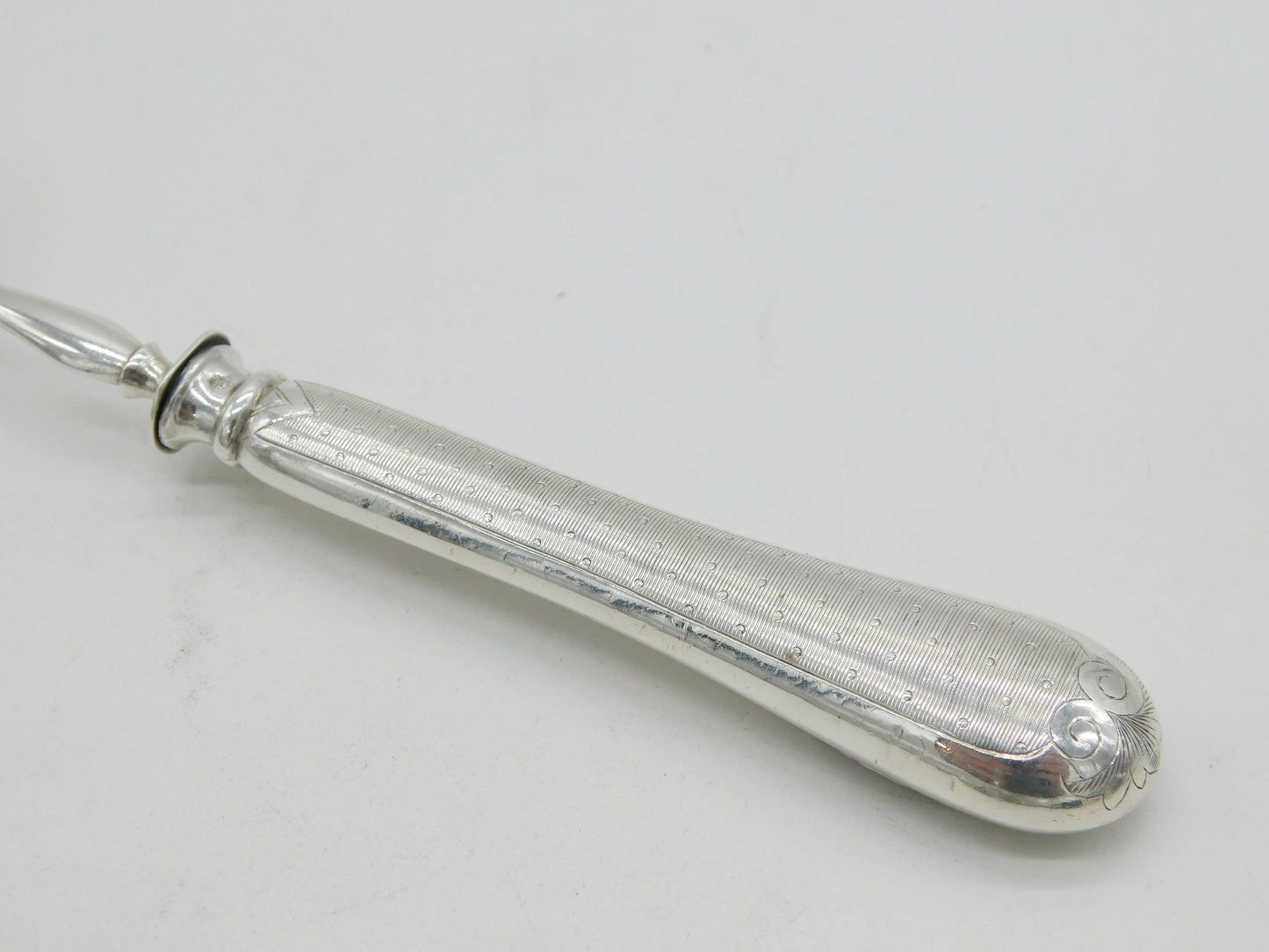 19th Century French .950 Silver Sugar Sifter Spoon Antique c1880 Belle Epoque