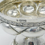 Sterling Silver Large Tudor Cup Chalice Antique 1915 Chester Nathan & Hayes