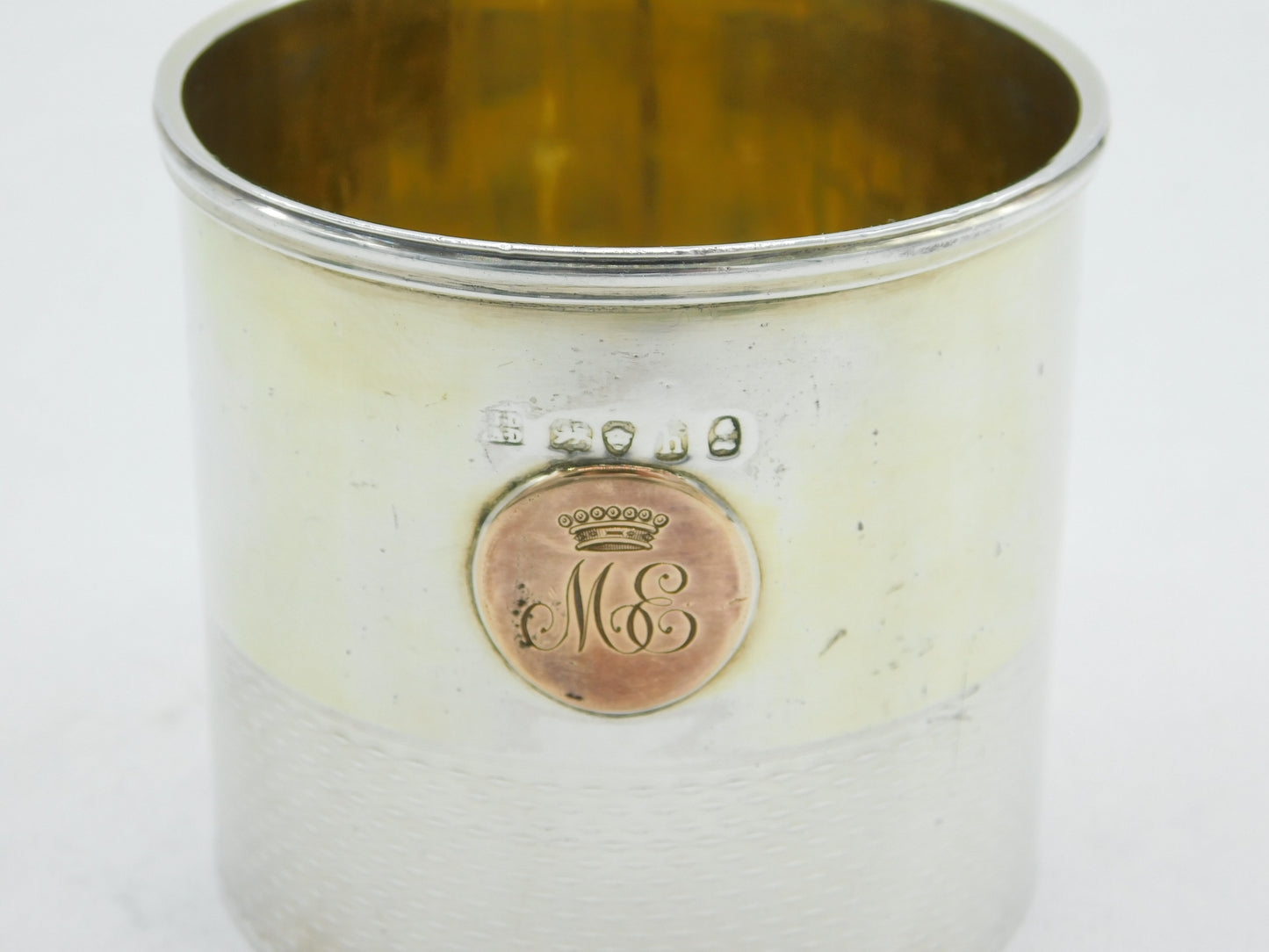 George IV Sterling Silver & Gold 'Countess Vane' Drinking Beaker Antique 1823 London