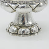 Sterling Silver Large Tudor Cup Chalice Antique 1915 Chester Nathan & Hayes