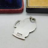 Sterling Silver 'Ancient Order Of Froth Blowers' Fob Pendant Antique 1926 Deco