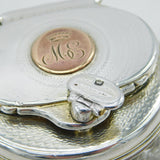 George IV Sterling Silver Cut Glass Powder Jar ;Countess Vane; Antique 1823 London