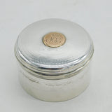 George IV Sterling Silver & 9ct Gold Patch Box 'Countess Vane' Antique 1823 London