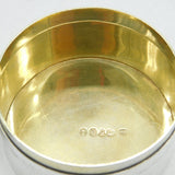 George IV Sterling Silver & 9ct Gold Patch Box 'Countess Vane' Antique 1823 London