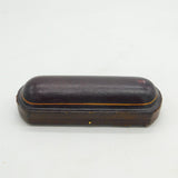 Victorian Boxed Sterling Silver Gilt Cranberry Glass Double Ended Scent Bottle c1880 Antique