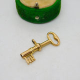 Victorian 9ct Yellow Gold Cased Propelling Watch Key Fob Pendant Antique c1860