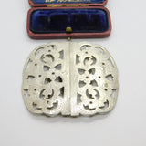 Sterling Silver Spring Flower Nurses Buckle Antique 1911 Birmingham