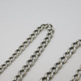 Sterling Silver Graduating Albert Watch Chain Antique 1930 Chester Art Deco