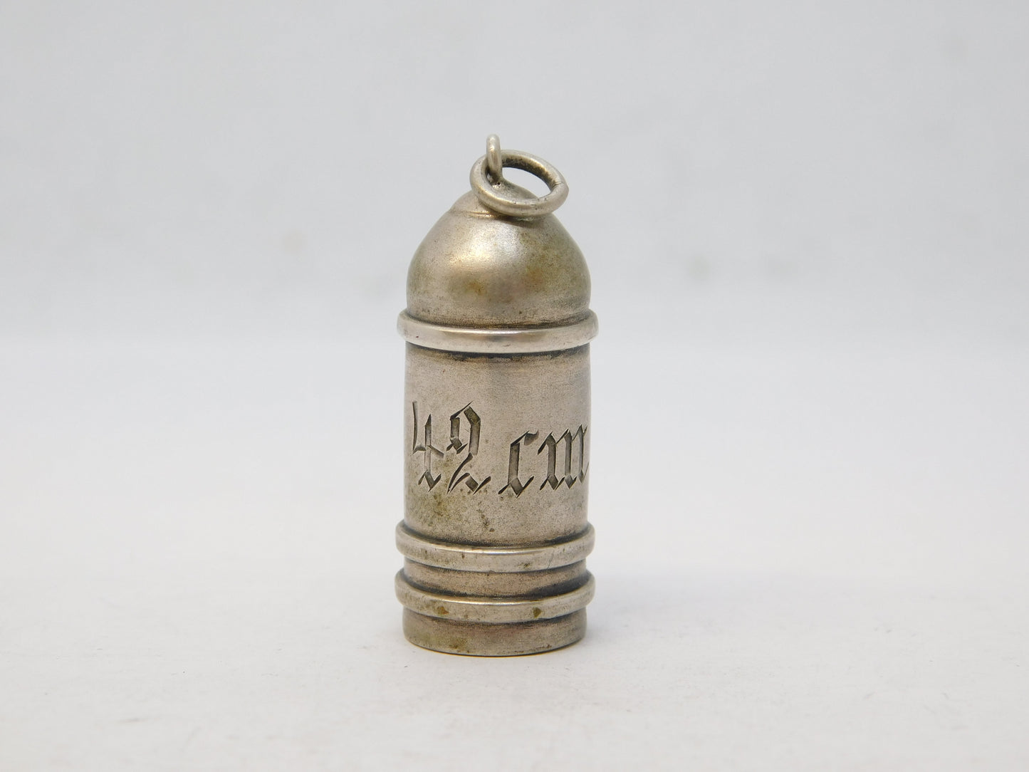 WW1-era 20th Century German Sterling Silver Wartime Charm Pendant Antique c1915