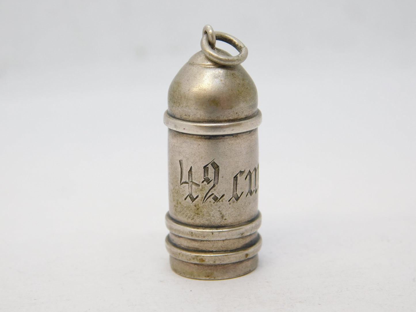 WW1-era 20th Century German Sterling Silver Wartime Charm Pendant Antique c1915
