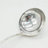 George III Sterling Silver Lion Crest Ladle Antique 1784 London William Stroud