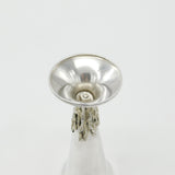 Sterling Silver Modernist Tree Stump Form Flower Vase 1972 Deakin & Francis