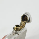 Sterling Silver Engine Turned Spirit Hip Flask Chester 1937 Hubert Hall Antique