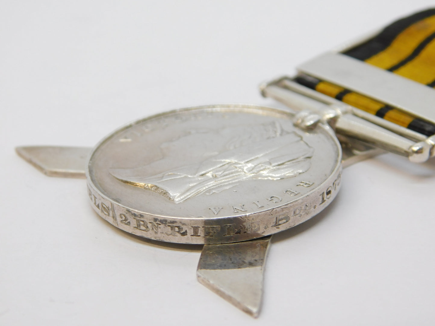British Ashantee Medal Sterling Silver Place Setting Conversion Antique 1907 London