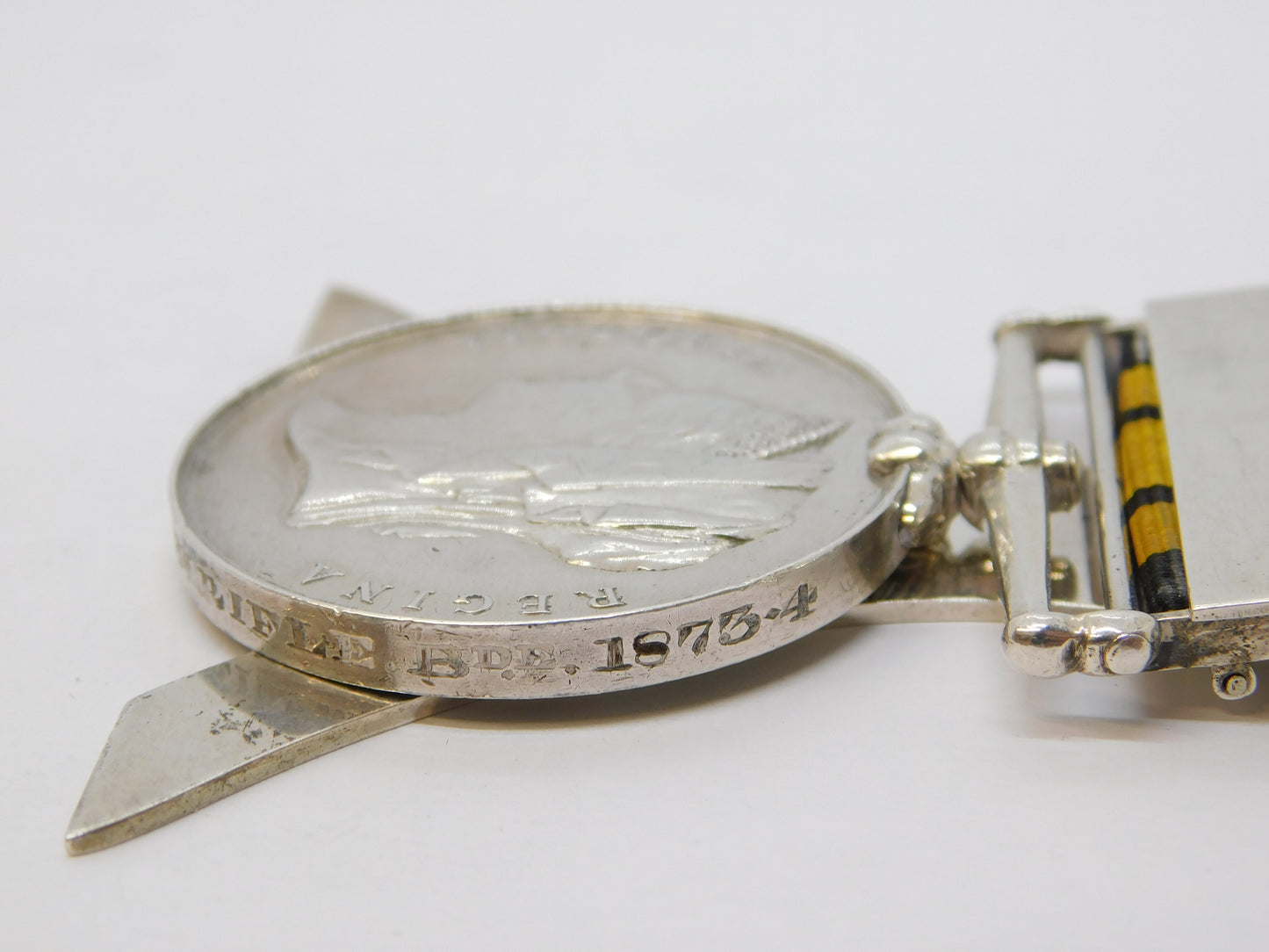 British Ashantee Medal Sterling Silver Place Setting Conversion Antique 1907 London