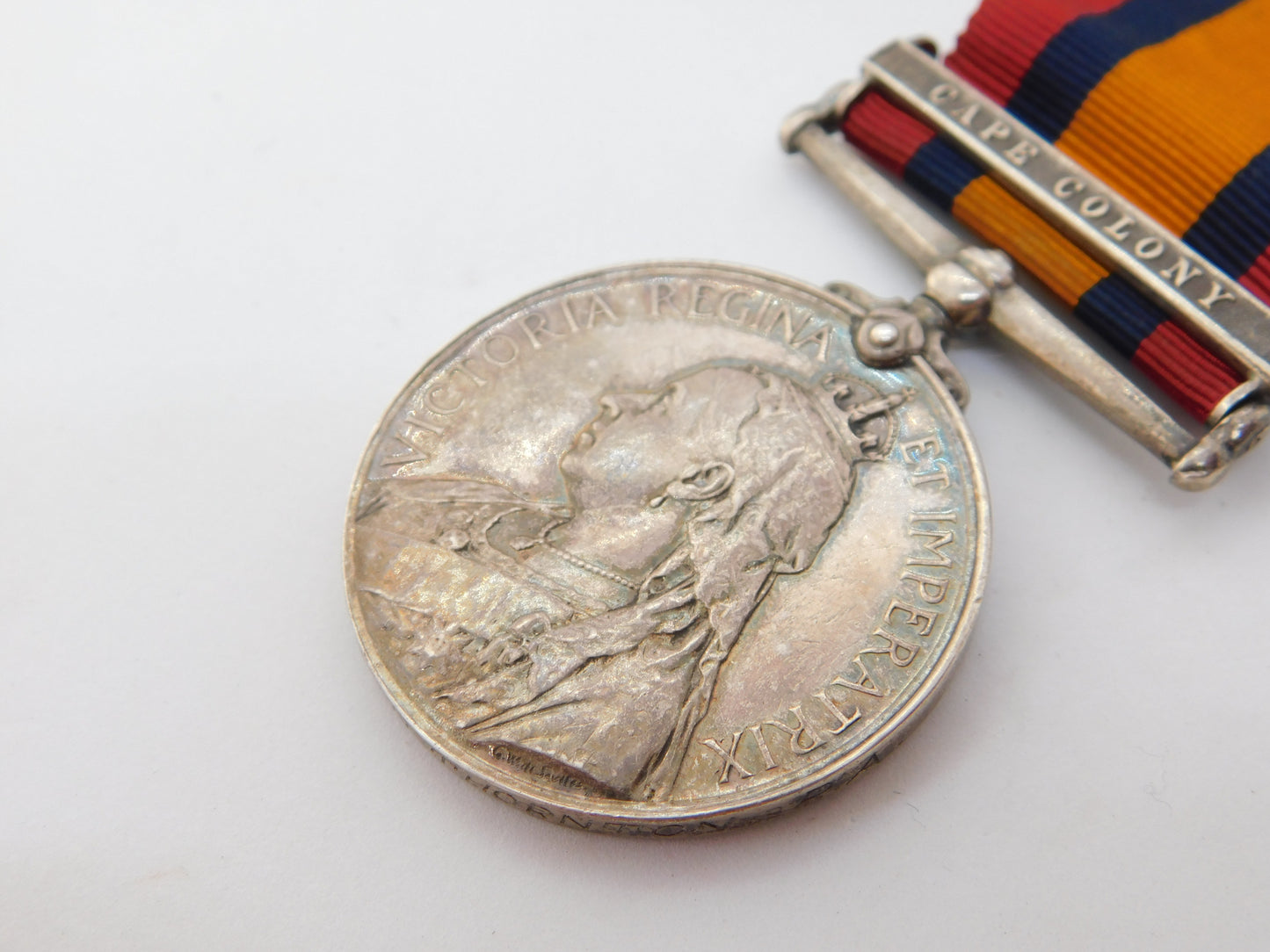Boer War Queen's South Africa Medal 'TPTR J.H Thornthon, R.A' Antique c1900