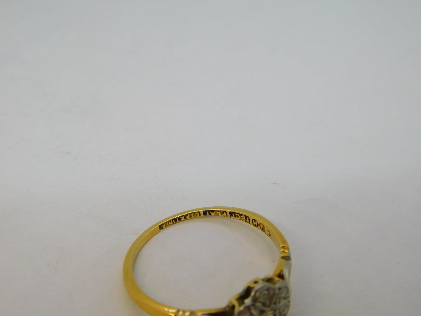 Victorian 18ct Yellow Gold Diamond Set Starburst Cluster Ring Antique c1880