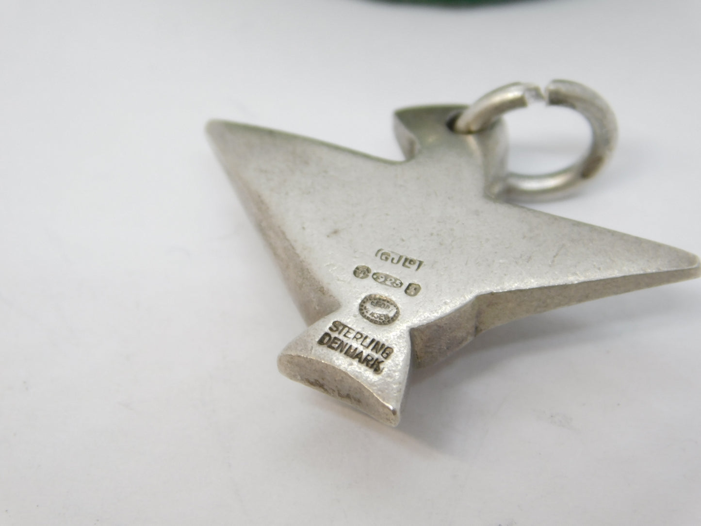 Georg Jensen Danish Sterling Silver Koppel Bird Pendant Vintage 1966 London