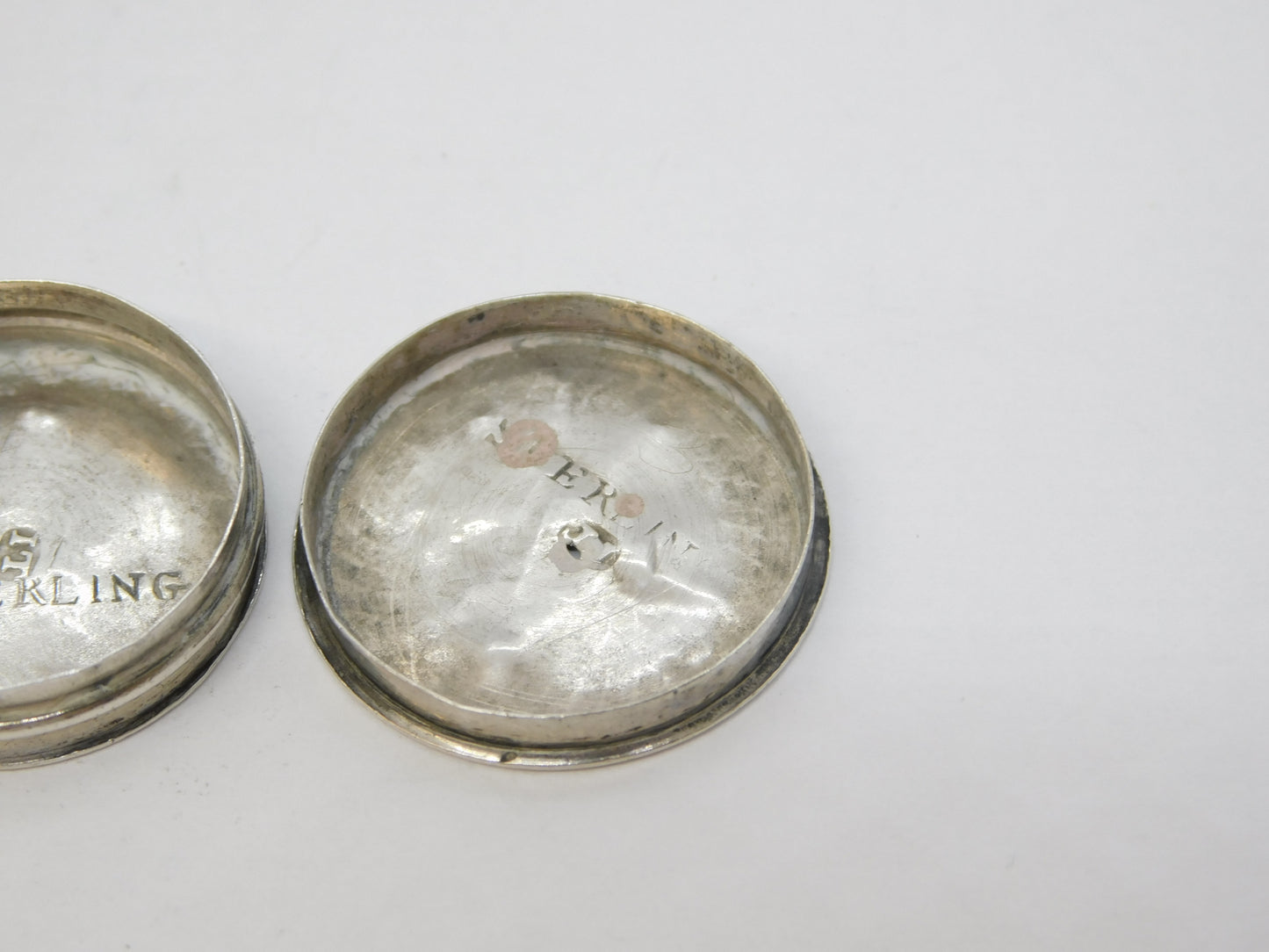 18th Century Irish Provincial George III Sterling Silver Patch Box Antique c1790