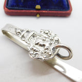 Victorian Dutch Sterling Silver Art Nouveau Fairy Sewing Chatelaine c1880