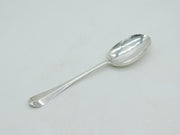 George I Early Sterling Silver Hanoverian Table Spoon Antique 1725 London