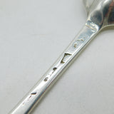 George I Early Sterling Silver Hanoverian Table Spoon Antique 1725 London