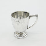 Sterling Silver Christening Mug Tankard 'Catherine Jane' 1919 Birmingham