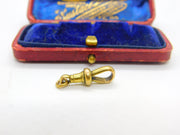 Victorian 15ct Yellow Gold Dog Clip Watch Chain Clasp Findings Antique c1890