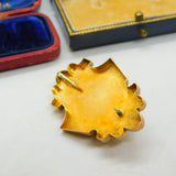 Georgian 15ct Gold Black Enamel High Relief Cameo Mourning Pendant Antique c1820